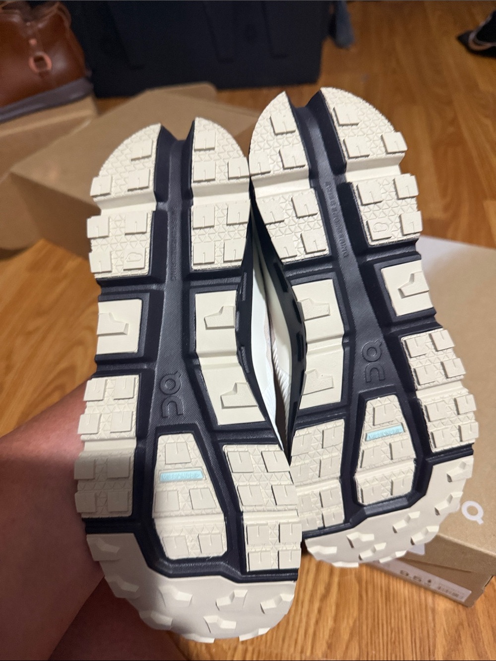 On Running Cloudultra 2 Women's Athletic Shoes - Light Tan/White - Picture 3 of 5